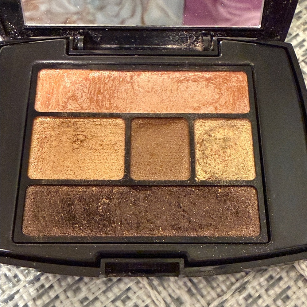 Shimmering Bronze & Gold Eyeshadow Palette - Warm Brown & Copper Tones